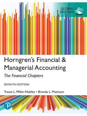 Preview of Horngrens Financial Managerial Accounting The Financial Chapters Global Edition 7th Editio