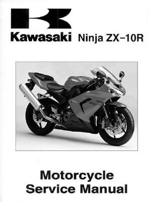 Preview of Kawasaki Ninja ZX-10R - 2004 2005 - Workshop Service Repair Manual
