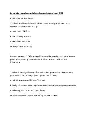 Preview of Edapt ckd overview and clinical guidelines updated