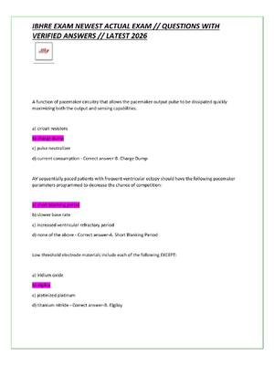 Preview image for IBHRE EXAM NEWEST 2025 ACTUAL EXAM COMPLETE 425  QUESTIONS WITH DETAILED VERIFIED ANSWERS (100%  CORRECT) /ALREADY GRADED A+