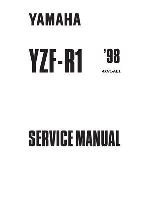 Preview of Yamaha YZF-R1 1998 TO 2000 - Workshop Service Repair Manual