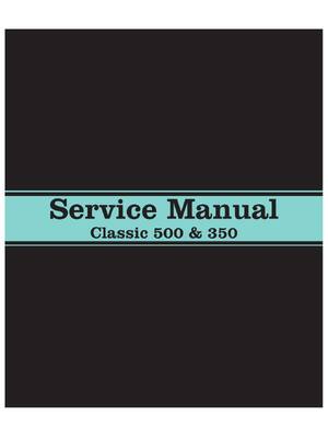Preview of Royal Enfield Classic 500 and 350 Service Workshop Repair Manual 2009 Edition