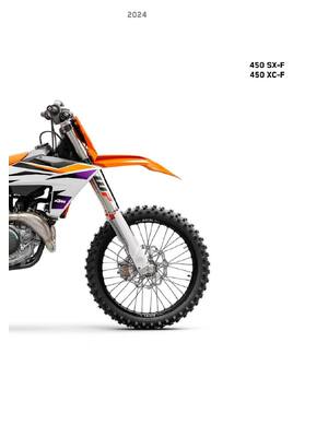 Preview of KTM 2024 - 450 Sx-f Xc-f - Service Workshop Repair Manual