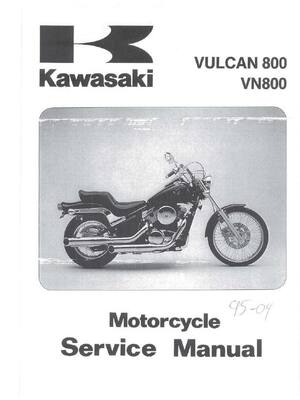 Preview of Kawasaki 1996-2002 Vulcan 800 VN800 Service Workshop Repair Manual