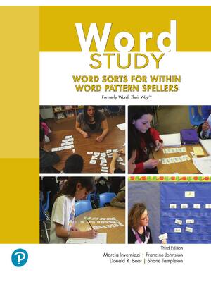 Preview of Word Study Word Sorts for Within Word Pattern Spellers 3rd Edition By Marcia Invernizzi, F