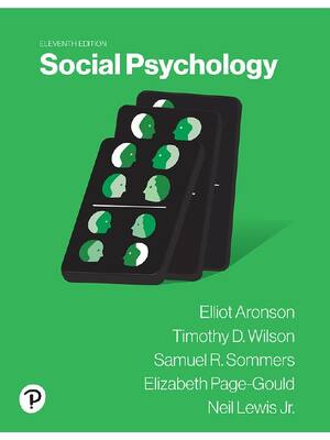 Preview of Social Psychology 11th Edition By  Elliot Aronson