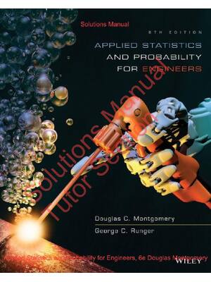 Preview image for Applied Statistics and Probability for Engineers 6th Edition By Douglas Montgomery