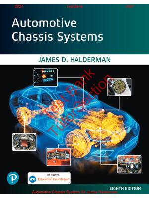 Preview of Automotive Chassis Systems 8th Edition By  James Halderman