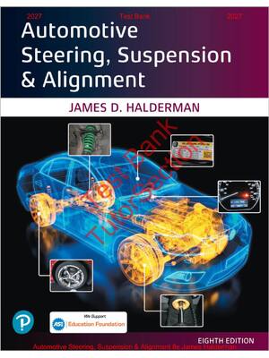 Preview of Automotive Steering, Suspension & Alignment 8th Edition By  James Halderman