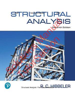 Preview of Structural Analysis 11th Edition By Russell Hibbeler