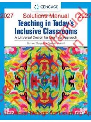 Preview of Teaching in Today's Inclusive Classrooms A Universal Design for Learning Approach 4th Edit