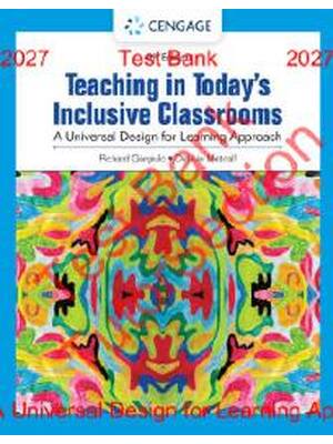 Preview of Teaching in Today's Inclusive Classrooms A Universal Design for Learning Approach 4th Edit