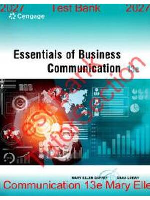 Preview of Essentials of Business Communication 13th Edition By Mary Ellen Guffey, Dana Loewy