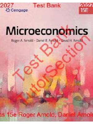 Preview of Microeconomics 15th Edition By  Roger Arnold, Daniel Arnold, David Arnold