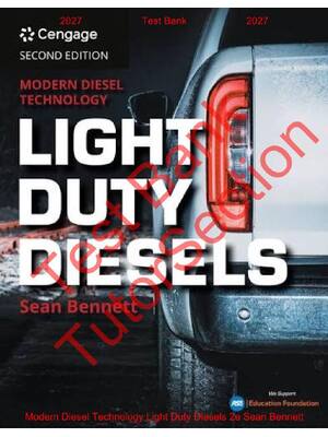 Preview of Modern Diesel Technology Light Duty Diesels 2nd Edition By Sean Bennett