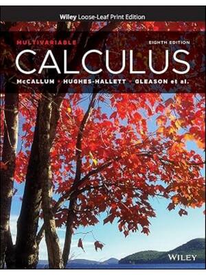 Preview of Calculus, Multivariable 8th Edition By Deborah Hughes-Hallett, Andrew Gleason, William McC