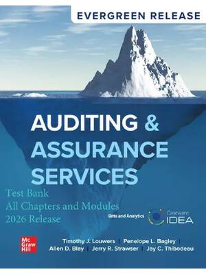 Preview of Auditing & Assurance Services 2026 Release By Timothy Louwers, Penelope Bagley, Allen Blay