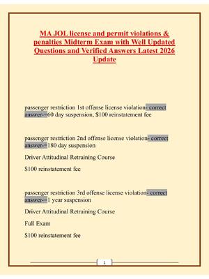 Preview image for MA JOL license and permit violations