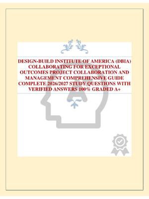 Preview of DESIGN-BUILD INSTITUTE OF AMERICA (DBIA) COLLABORATING FOR EXCEPTIONAL OUTCOMES PROJECT CO