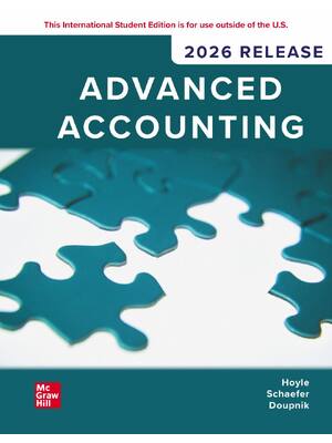 Preview of Advanced Accounting 2026 Release By Joe Ben Hoyle, Thomas Schaefer, Timothy Doupnik