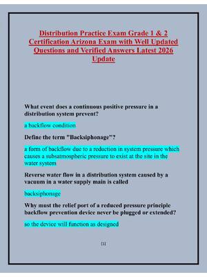 Preview of Distribution Practice Exam Grade 1