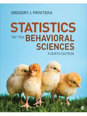 Preview of PDF(ebook) Statistics for the Behavioral Sciences, By Gregory J. Privitera, 4e