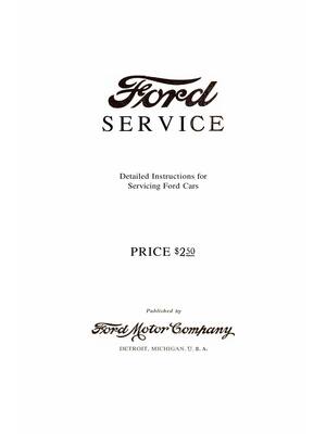 Preview of 1909-1927 Ford Model T, TT Service Manual