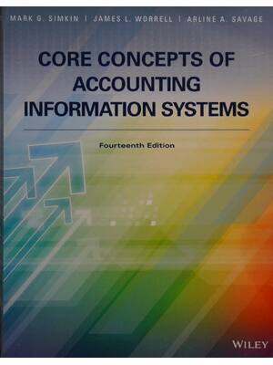 Preview of Core Concepts of Accounting Information Systems 14th Edition By Mark Simkin, James Worrell