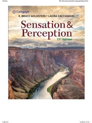Preview of eBook [PDF] Sensation and Perception By E. Bruce Goldstein, James Brockmole