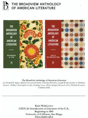 Preview of The Broadview Anthology of American Literature Volume A+B By Derrick Spires, Rachel Greenw