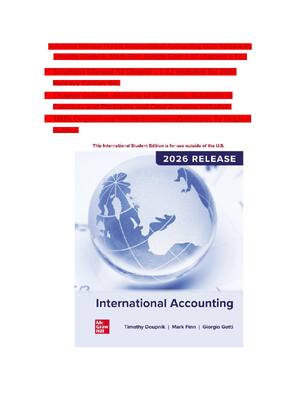 Preview of Solutions Manual For International Accounting 2026 Release By Timothy Doupnik, Mark Finn,