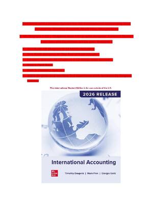 Preview of Test Bank For International Accounting 2026 Release By Timothy Doupnik, Mark Finn, Giorgio