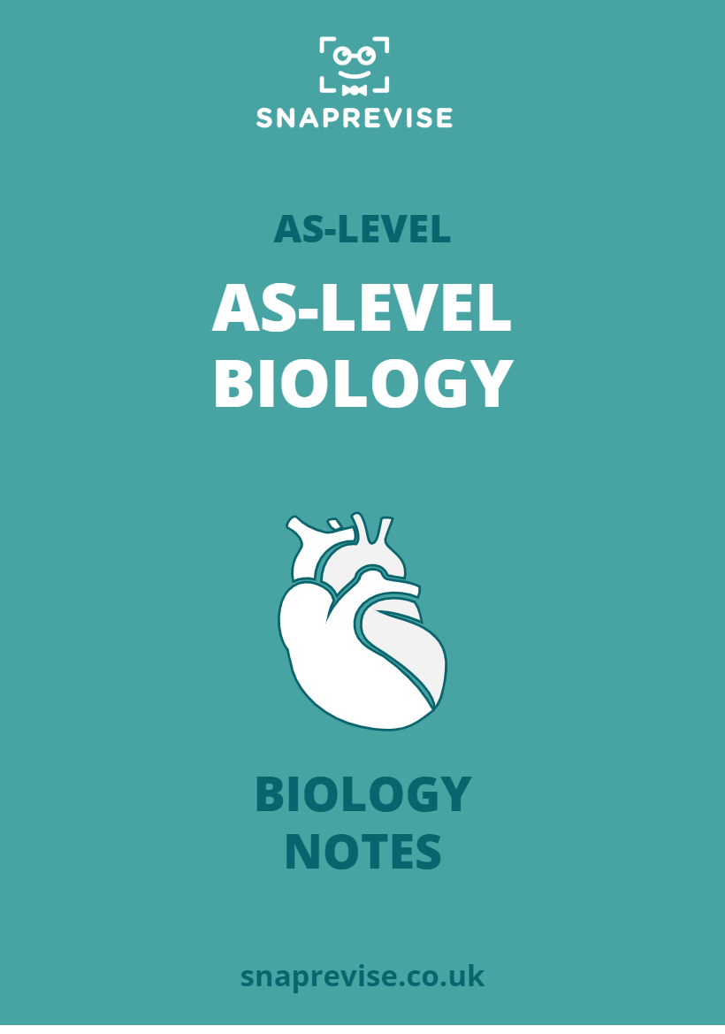 BIOLOGY- AS AS-Level Biology (New Spec) SnapRevise Notes ( High Quality Notes) preview image