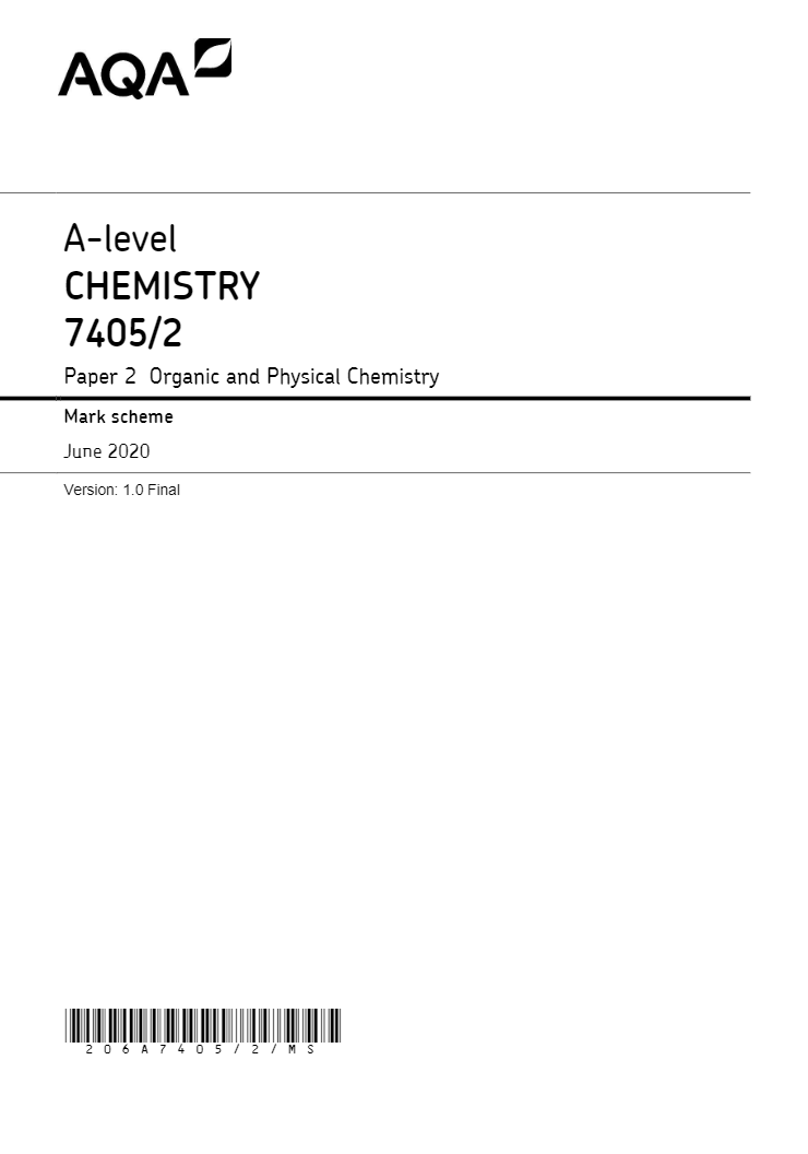 University of California, Berkeley   PAPER 2    AQA-7405-2-W-MS preview image