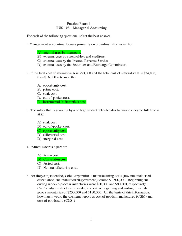 Bus_108practice_exam_1_2020s__with_explanation. University of