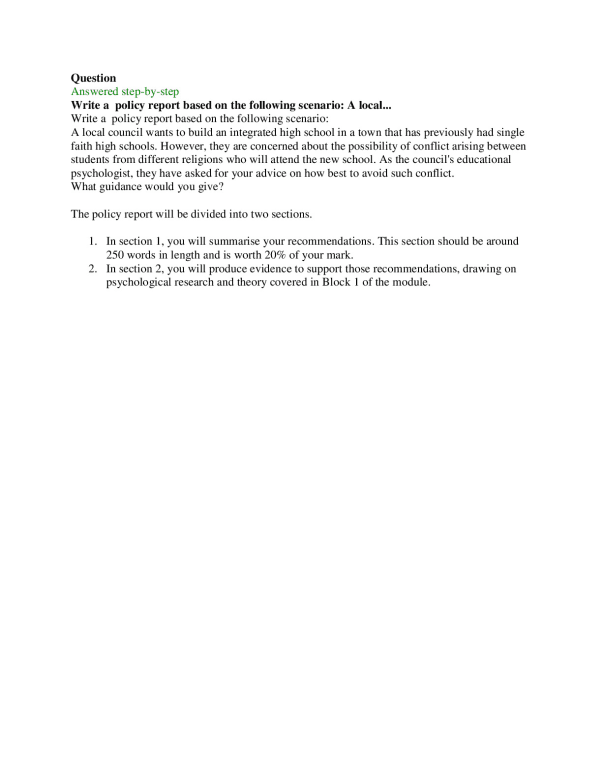 write-a-policy-report-based-on-the-following-scenario-a-local
