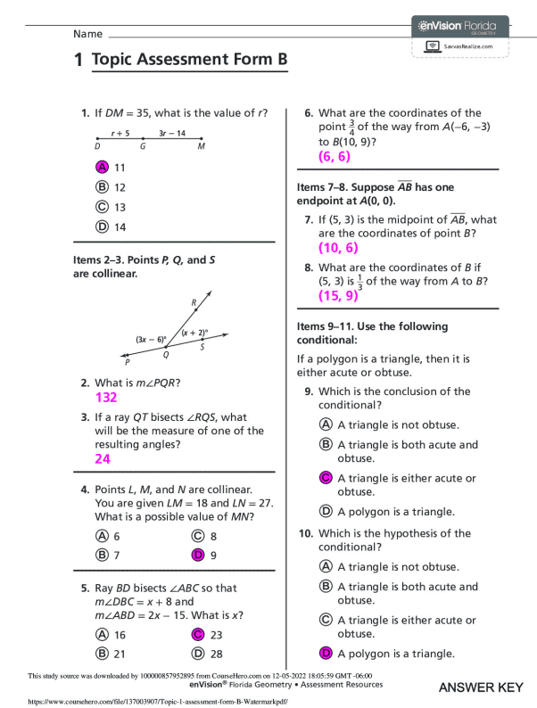 MATH 1 Topic 1 Assessment Form B_Watermark