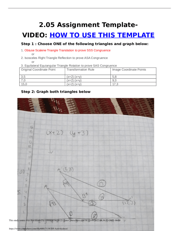 flvs geometry 2.05 assignment answer key