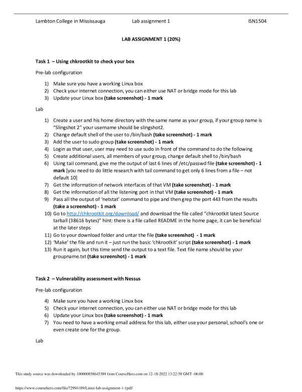 Linux_lab_assignment_1 (1) Conestoga College OLRN 8200