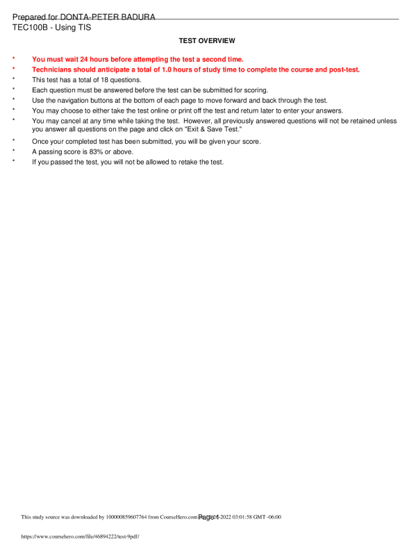 test (9)  Monroe Community College EDU 191 preview image