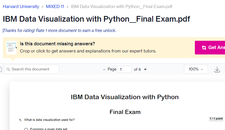 ibm data visualization with python final assignment answers