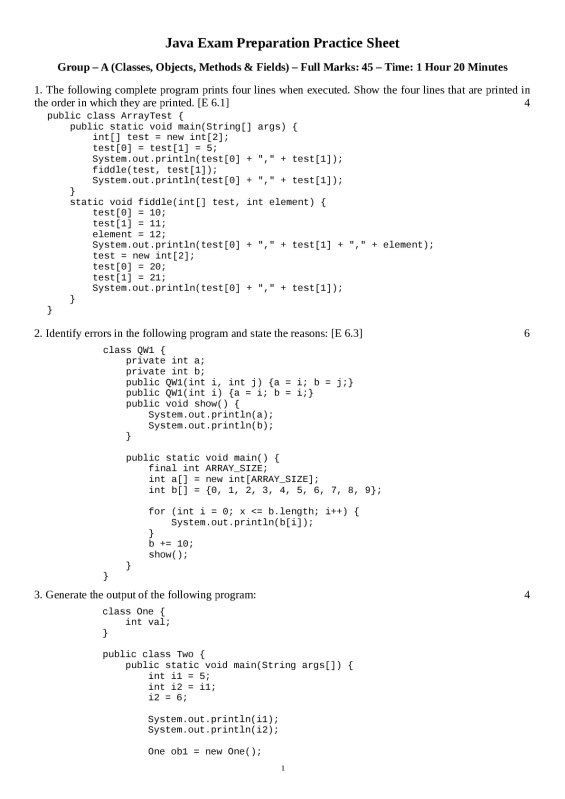 Java_Exam_Preparation_Practice_Test_-_1_3 Mekelle University COMPUTER S ...
