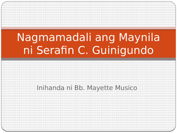 Nagmamadali Ang Maynila University Of Batangas