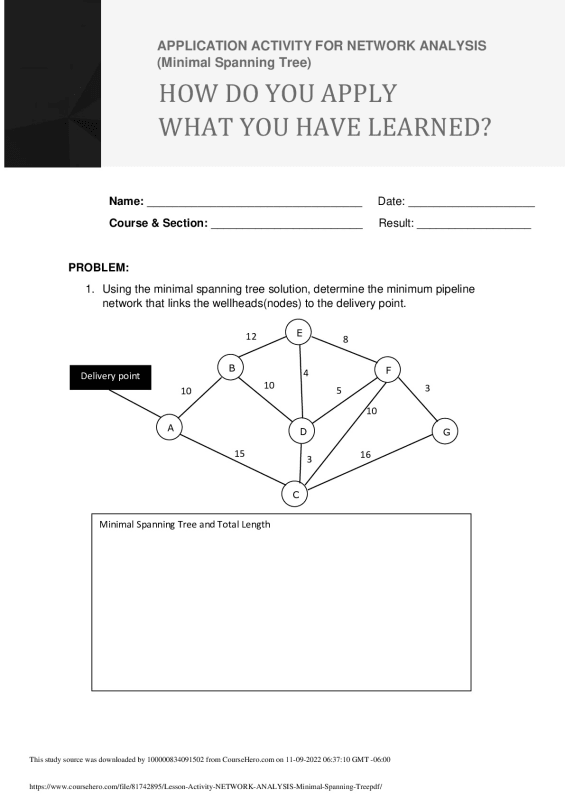 Lesson-Activity-NETWORK-ANALYSIS-Minimal-Spanning-Tree Far Eastern ...