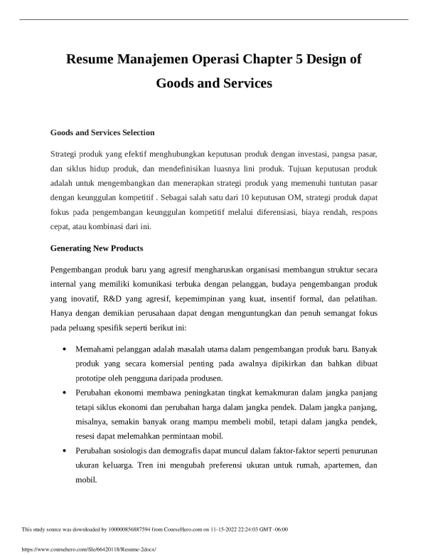 Resume 2. Universitas Hasyim Asy'ari ECON 101 preview image
