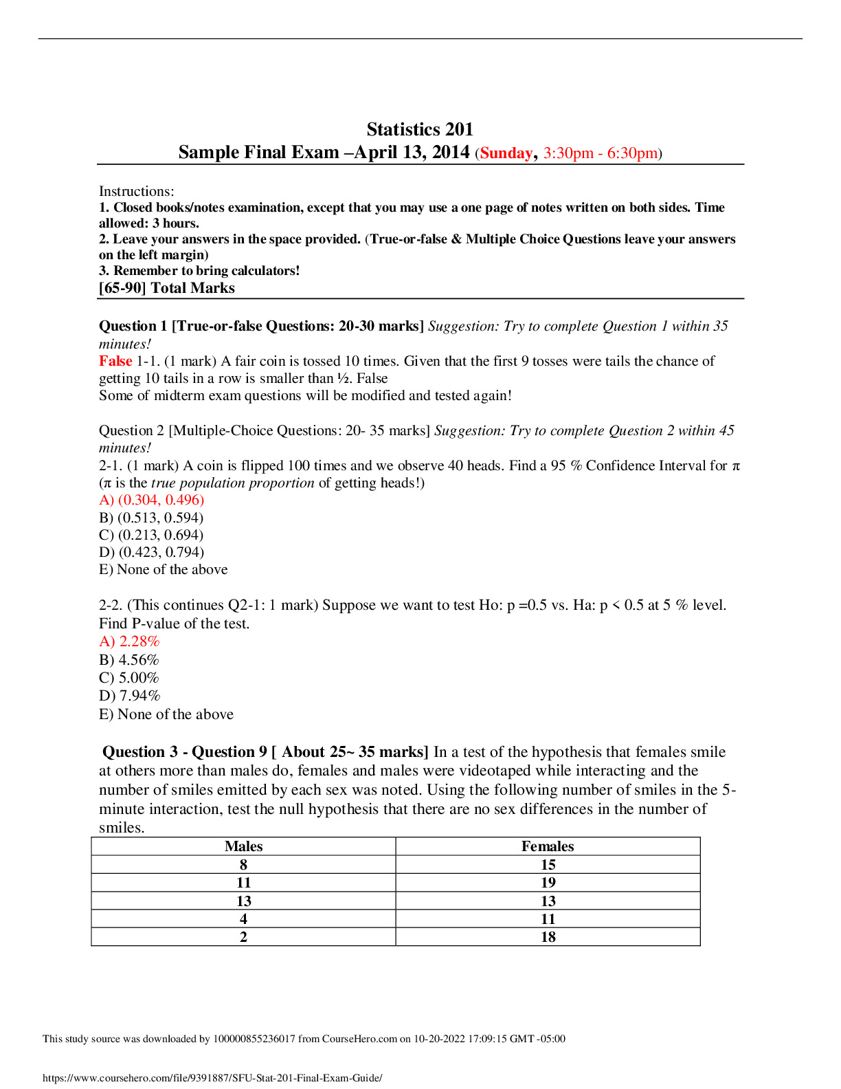 SFU_Stat_201_Final_Exam_Guide