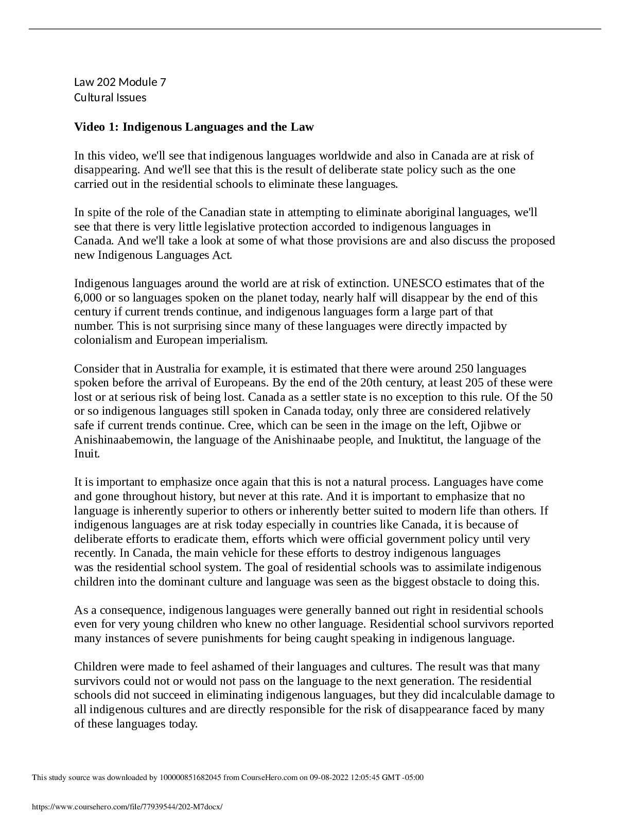 Queens UniversityLAW 202202 M7 preview image