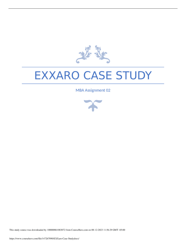 EXXaro_Case_Study.docx