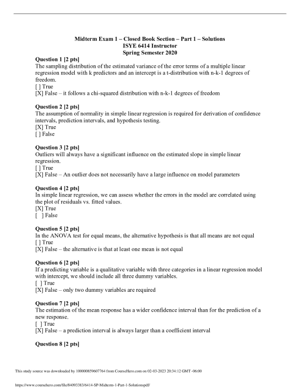 6414_SP_Midterm_1_Part_1_Solutions.  University of Kentucky STA 653 preview image