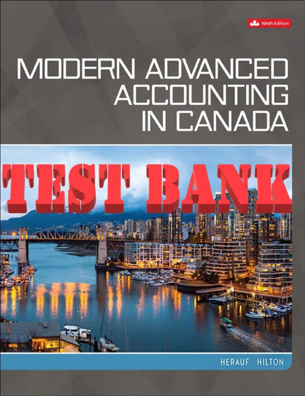 Modern Advanced Accounting in Canada, 10th Edition By Darrell Herauf TB